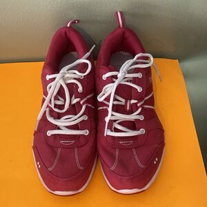 Ryka Tempo True Red & White Athletic Tennis Shoes Sz 9w Women EUC